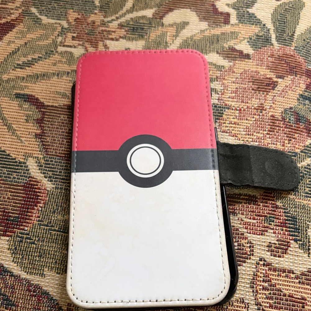 Pokémon poke balll Red and White Phone Case